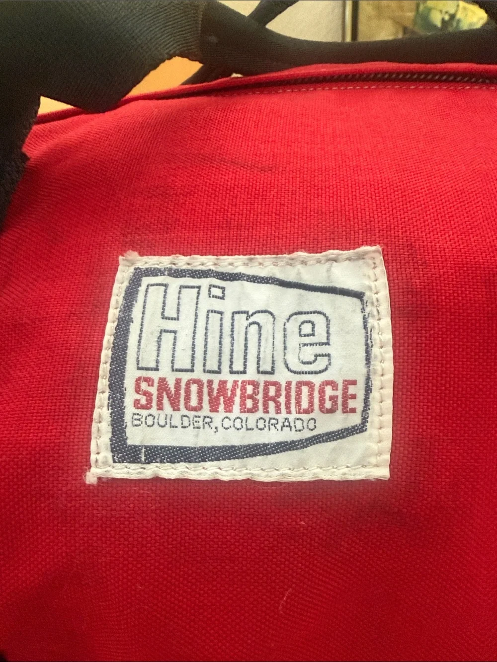 Hine Snowbridge duffel bag- vintage and collectible